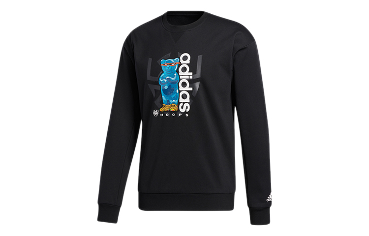 adidas Don Candy Crew Basketball Pullover Sweatshirt Black GP2752