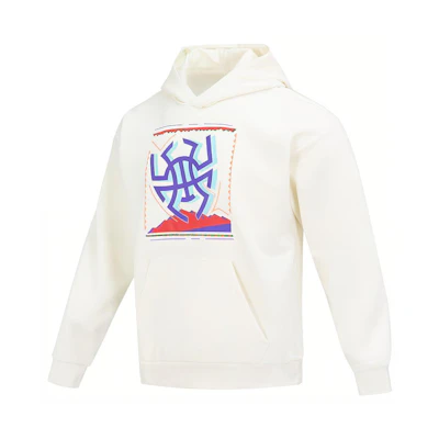 adidas Don GFX Hoodie White Graphic Casual Sport Sweatshirt IB3028
