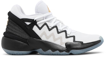 adidas DON Issue 2 White Black Gold FU7384 adidas DON Issue 2 White Black Gold FU7384