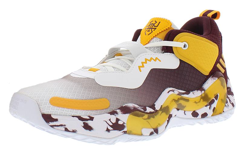 adidas DON Issue 3 'White Maroon Gold' GX3468