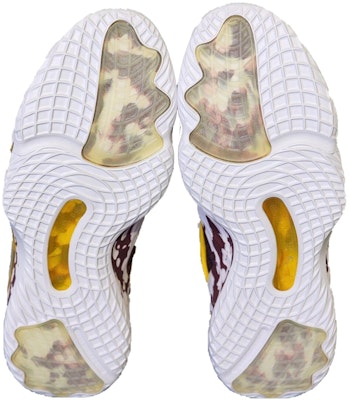 adidas DON Issue 3 'White Maroon Gold' GX3468 Lookbook adidas DON Issue 3 'White Maroon Gold' GX3468