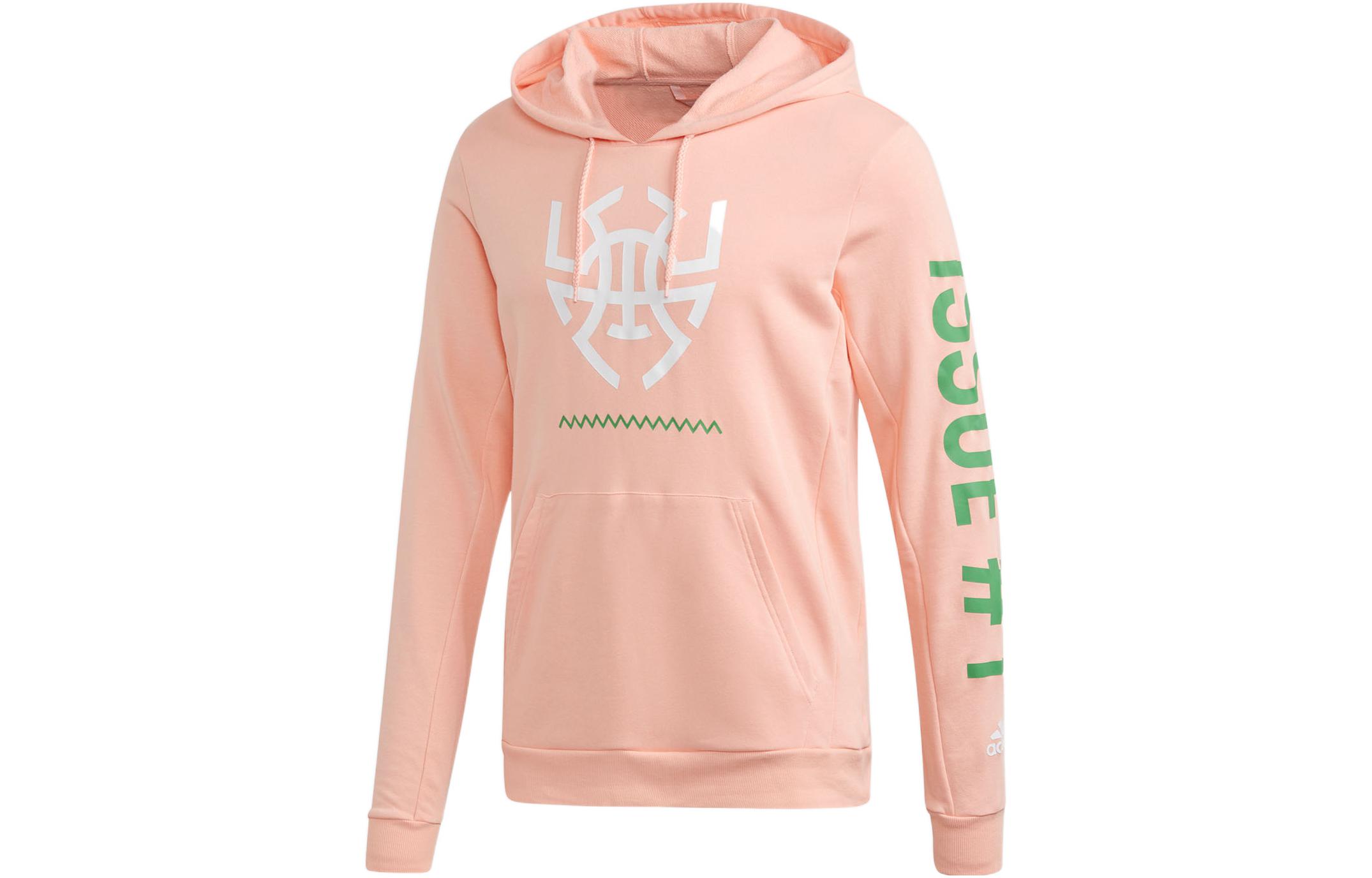 adidas Donovan Mitchell Graphic Basketball Hoodie Men’s - Glossy Pink FR9638