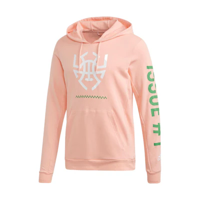 adidas Donovan Mitchell Graphic Basketball Hoodie Men’s - Glossy Pink FR9638