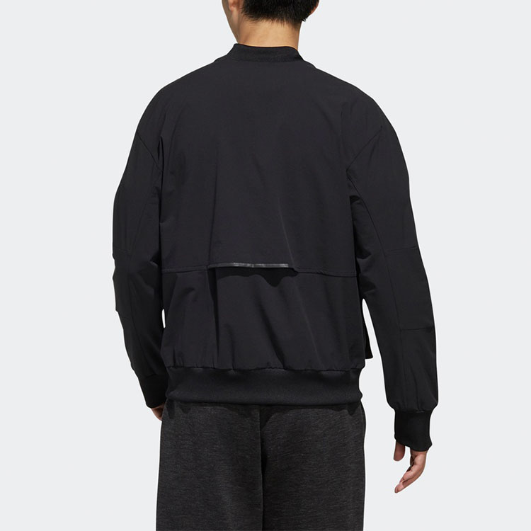 adidas Double Pocket Zip-Up Slim Fit Jacket - Black EH3750 圖 5