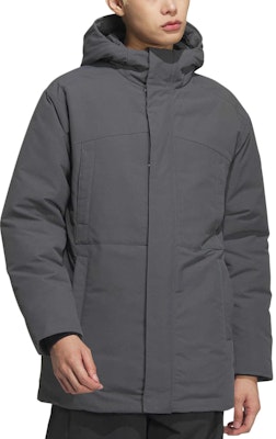 adidas Down Parka Unisex Abu Tua Jaket Hangat Nyaman Berinsulasi JM9146 Lookbook adidas Down Parka Unisex Abu Tua Jaket Hangat Nyaman Berinsulasi JM9146