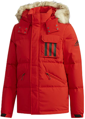 adidas 戶外冬季連帽羽絨外套 - 淺猩紅 DT7916 Order adidas 戶外冬季連帽羽絨外套 - 淺猩紅 DT7916