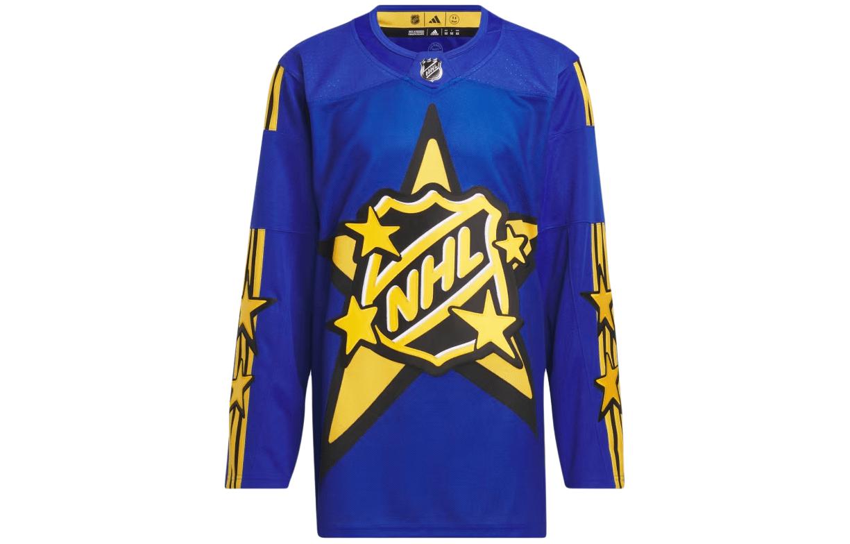 adidas Draw House x NHL SS24 Atlantic All-Star Relaxed Jersey Blue Mens. IX5439
