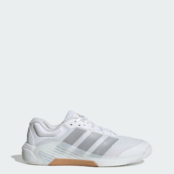 adidas Drop Set 4 Training Shoes Cloud White/Halo Silver/Cloud White JR4672
