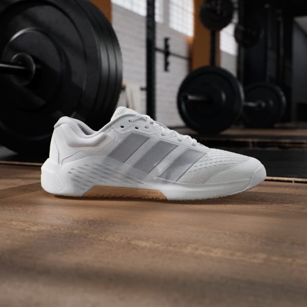 Lookbook adidas Drop Set 4 訓練鞋 雲白/銀灰/雲白 JR4672
