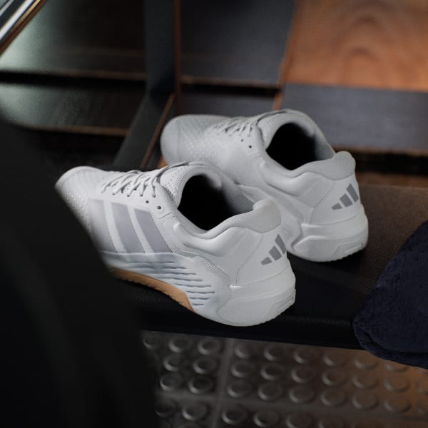 Details for adidas Drop Set 4 訓練鞋 雲白/銀灰/雲白 JR4672