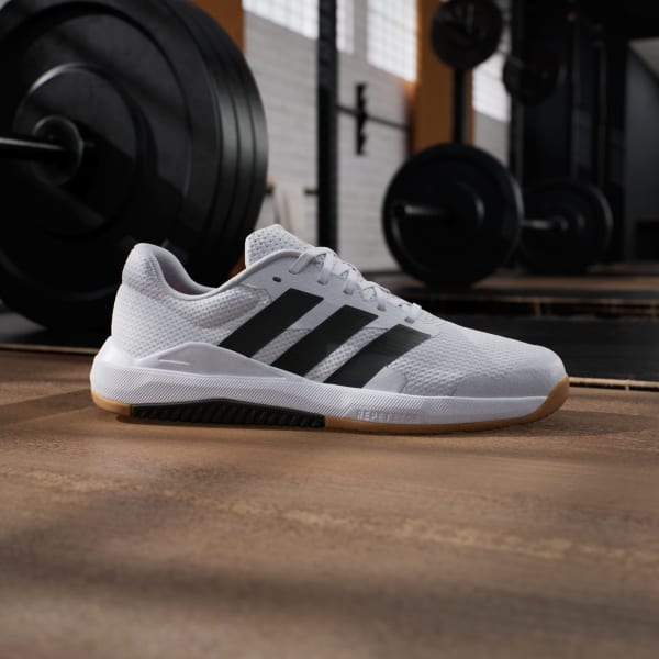 Lookbook Adidas Drop Set Base Sepatu Training Putih/Hitam/Merah Lucid JS3162