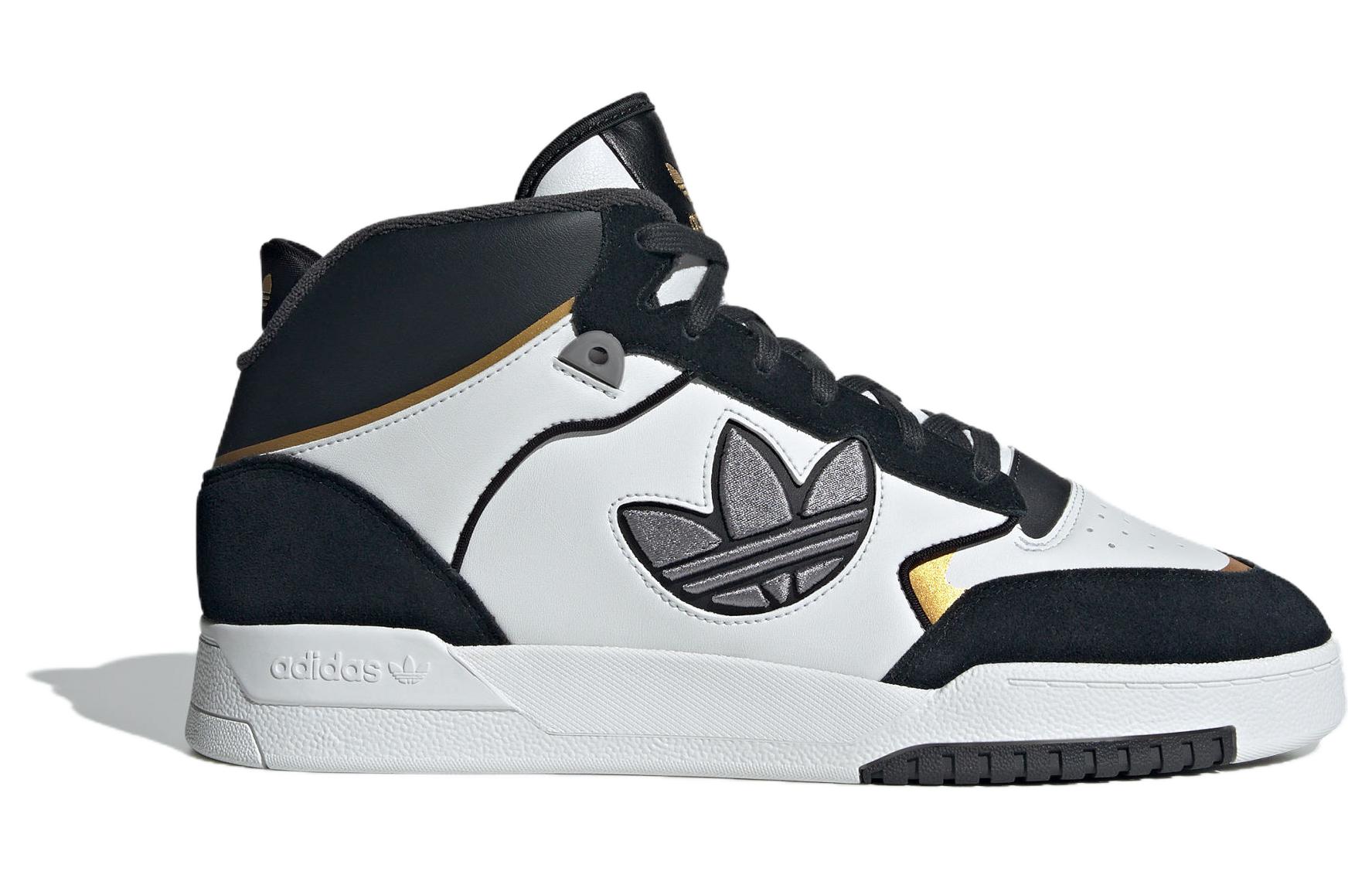 Order adidas originals Drop Step 百搭休閒 輕鬆舒適 減震耐磨 中幫 板鞋 男女同款 黑白