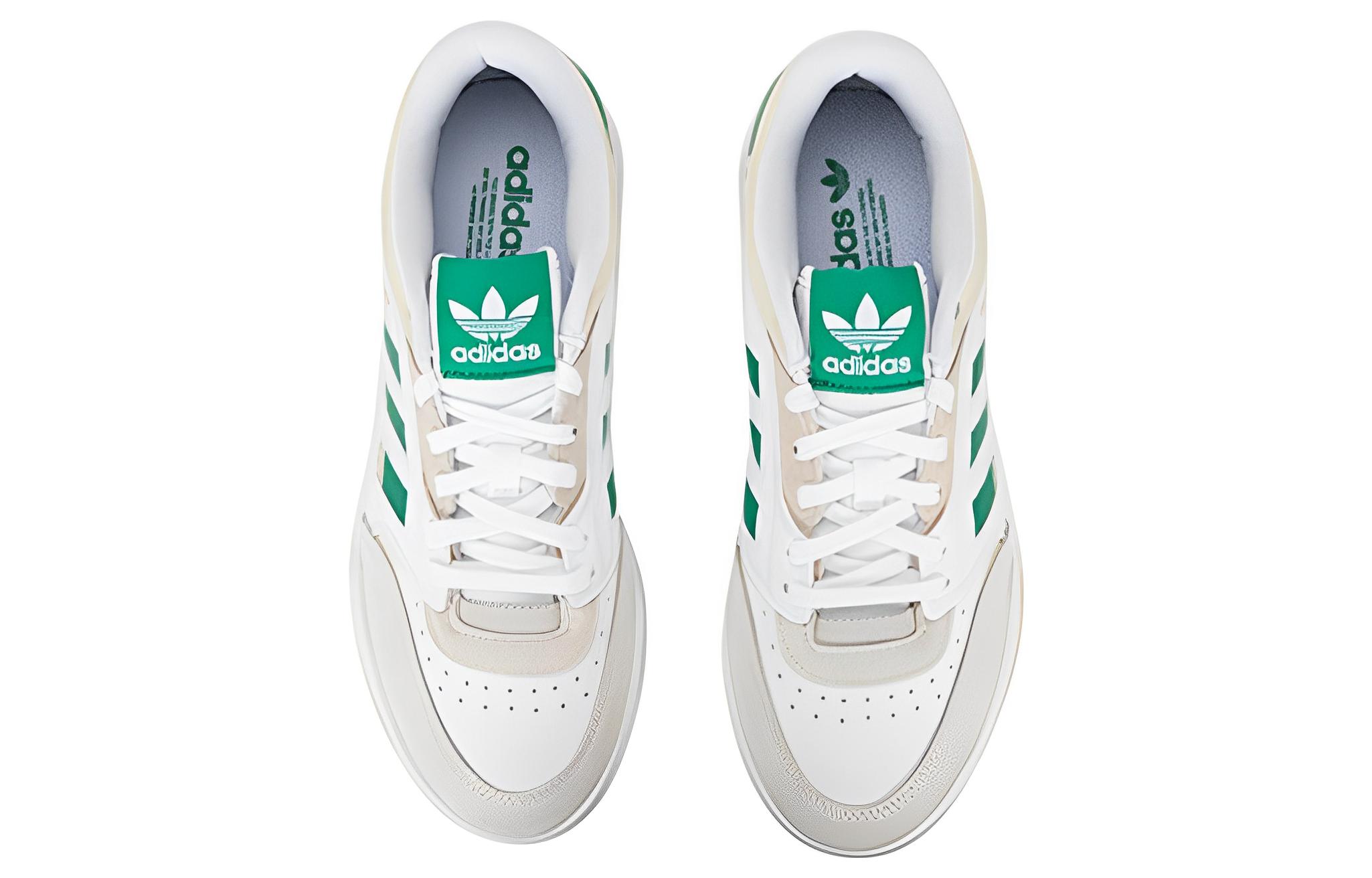 Shop adidas Drop Step Low 'Blanco Verde Semi Court' HQ7132