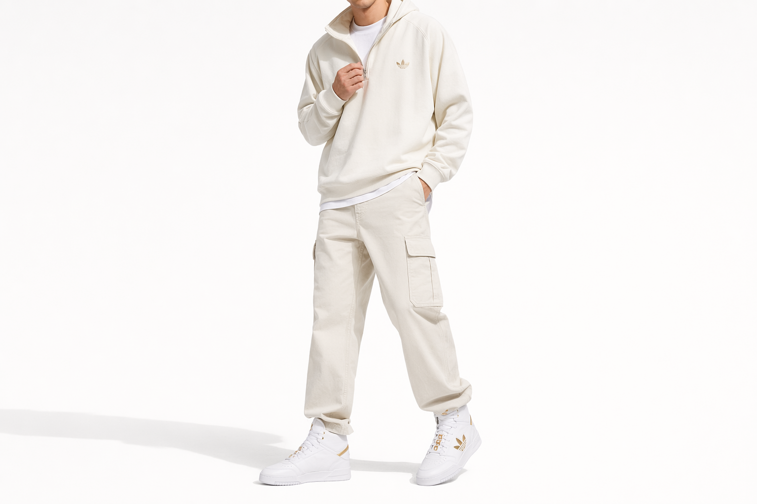 Order adidas Drop Step XL ''Bianco Oro Metallico'' FW2040