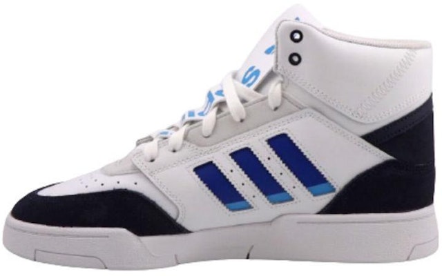 adidas Originals Drop Step 系帶 防滑耐磨 高幫 板鞋 男款 白藍色 Buy adidas Originals Drop Step 系帶 防滑耐磨 高幫 板鞋 男款 白藍色