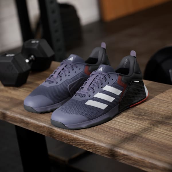 Details for Adidas Dropset 3 Sneakers Preloved Violet/Cloud White/Easy Coral JR1670
