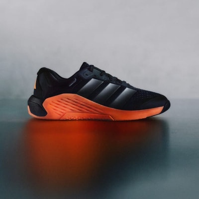 아디다스 드롭셋 4 트레이닝 운동화 코어 블랙/오로라 오닉스/루시드 오렌지 JR4677 7
