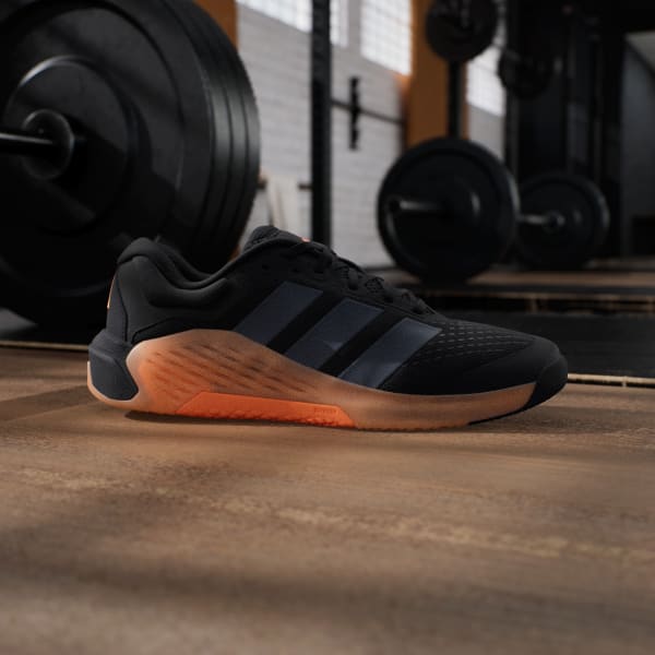 Purchase Adidas Dropset 4核心黑/極光灰/明亮橘運動訓練鞋 JR4677