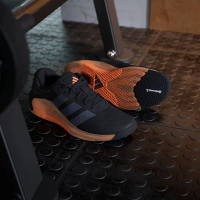 Adidas Dropset 4核心黑/極光灰/明亮橘運動訓練鞋 JR4677 2