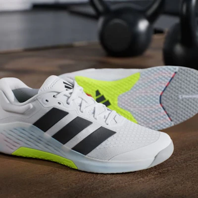 adidas Dropset 4 Sepatu Training Putih/Hitam/Petrol Gelap JR4680 4