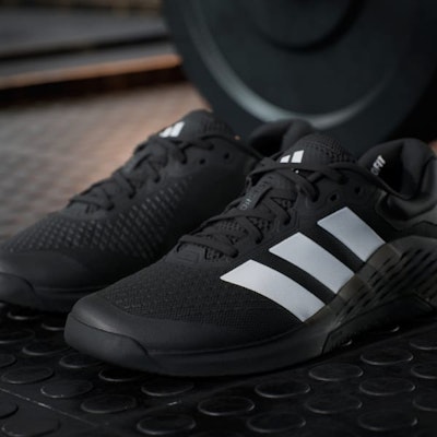 Adidas Dropset 4 Kasut Latihan Hitam/Putih Awan/Merah Lucid JR4671 1