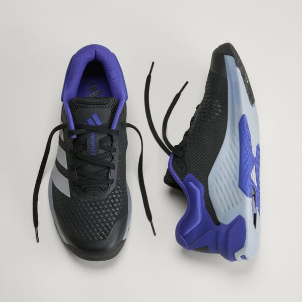 Shop adidas Dropset 4 Kasut Latihan Hitam/Halo Perak/Ungu Tulin KJ6610