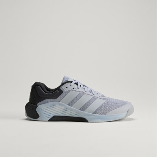Lookbook adidas Dropset 4 Baskets d''Entraînement Argent Halo/Blanc/Noir KJ6611