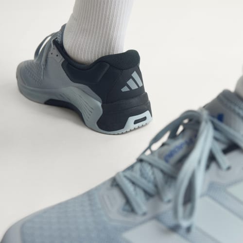 Details for adidas Dropset 4 Baskets d''Entraînement Argent Halo/Blanc/Noir KJ6611