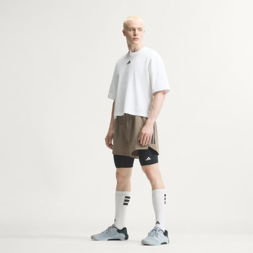 Sizing adidas Dropset 4 Baskets d''Entraînement Argent Halo/Blanc/Noir KJ6611