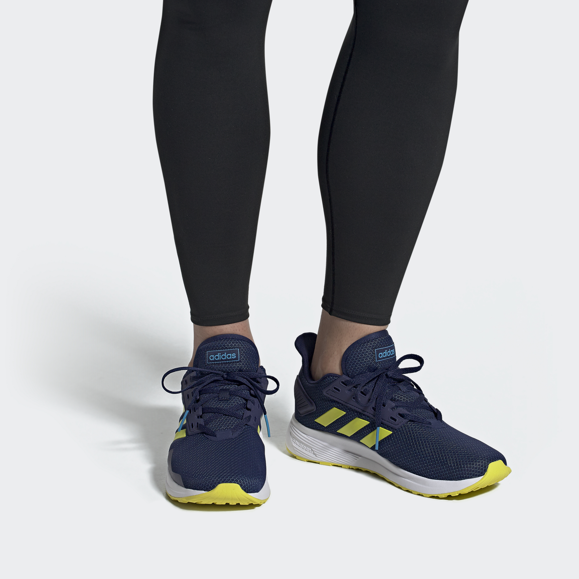 Sizing adidas Duramo 9 低筒跑步鞋 隱藍色