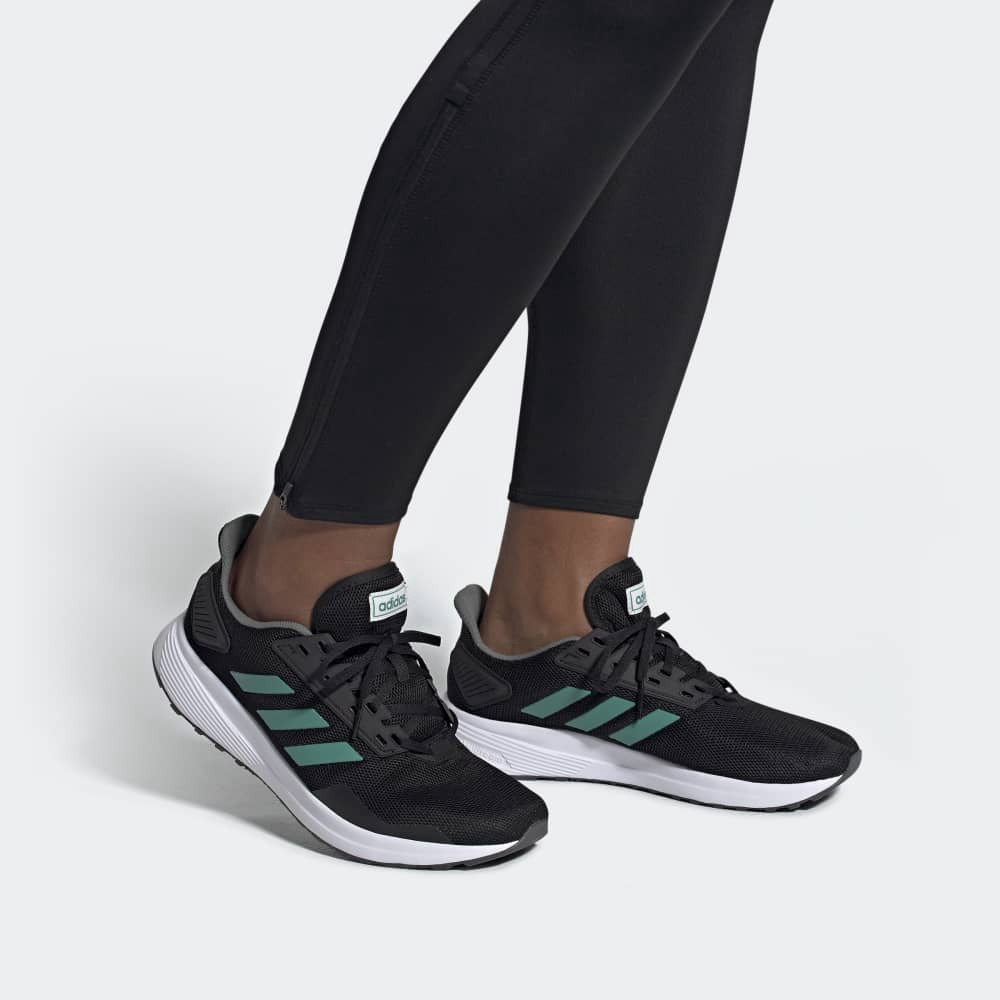 Details for adidas Duramo 9 低筒跑步鞋 黑綠