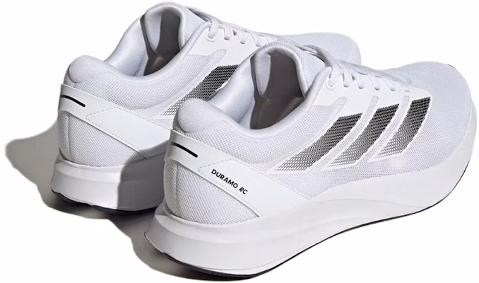 adidas Duramo RC 防滑耐磨 低筒 跑步鞋 男女款 白黑 Shop adidas Duramo RC 防滑耐磨 低筒 跑步鞋 男女款 白黑