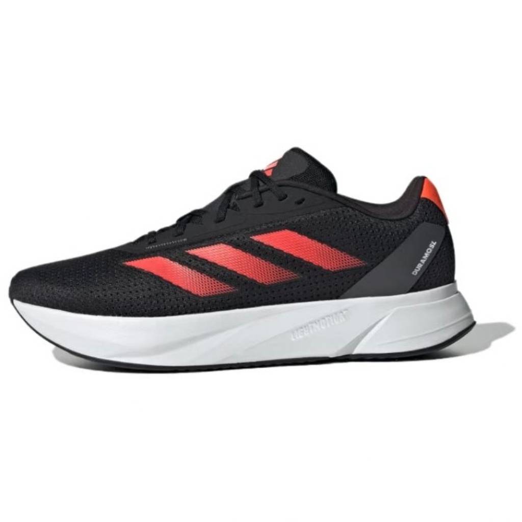 adidas Duramo SL Lightweight Comfortable Non-slip Running Shoes Black/White/Red IF9483