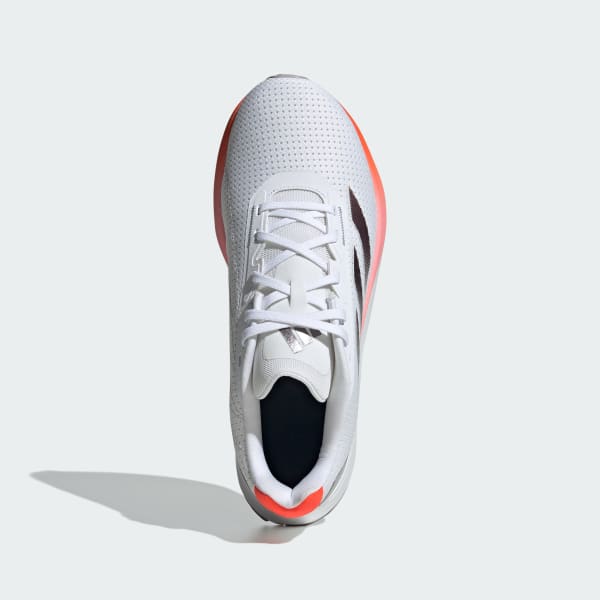 Lookbook adidas Duramo SL Hardloopschoenen - Cloud White/Aurora Met/Solar Red IF1201