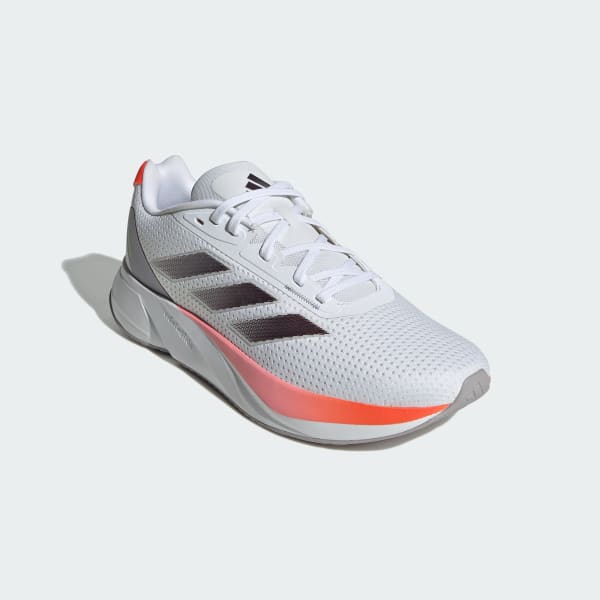 Shop adidas Duramo SL Kasut Lari - Putih/Aurora/Solar Merah IF1201