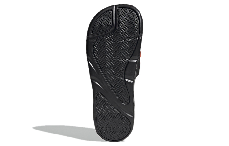 Details for アディダスのデュラモSLスライド(黒/ソーラーレッド) FY8787