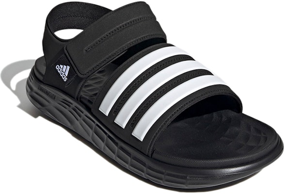 adidas Duramo Slide 'Core Black White' FY6035 Lookbook adidas Duramo Slide 'Core Black White' FY6035