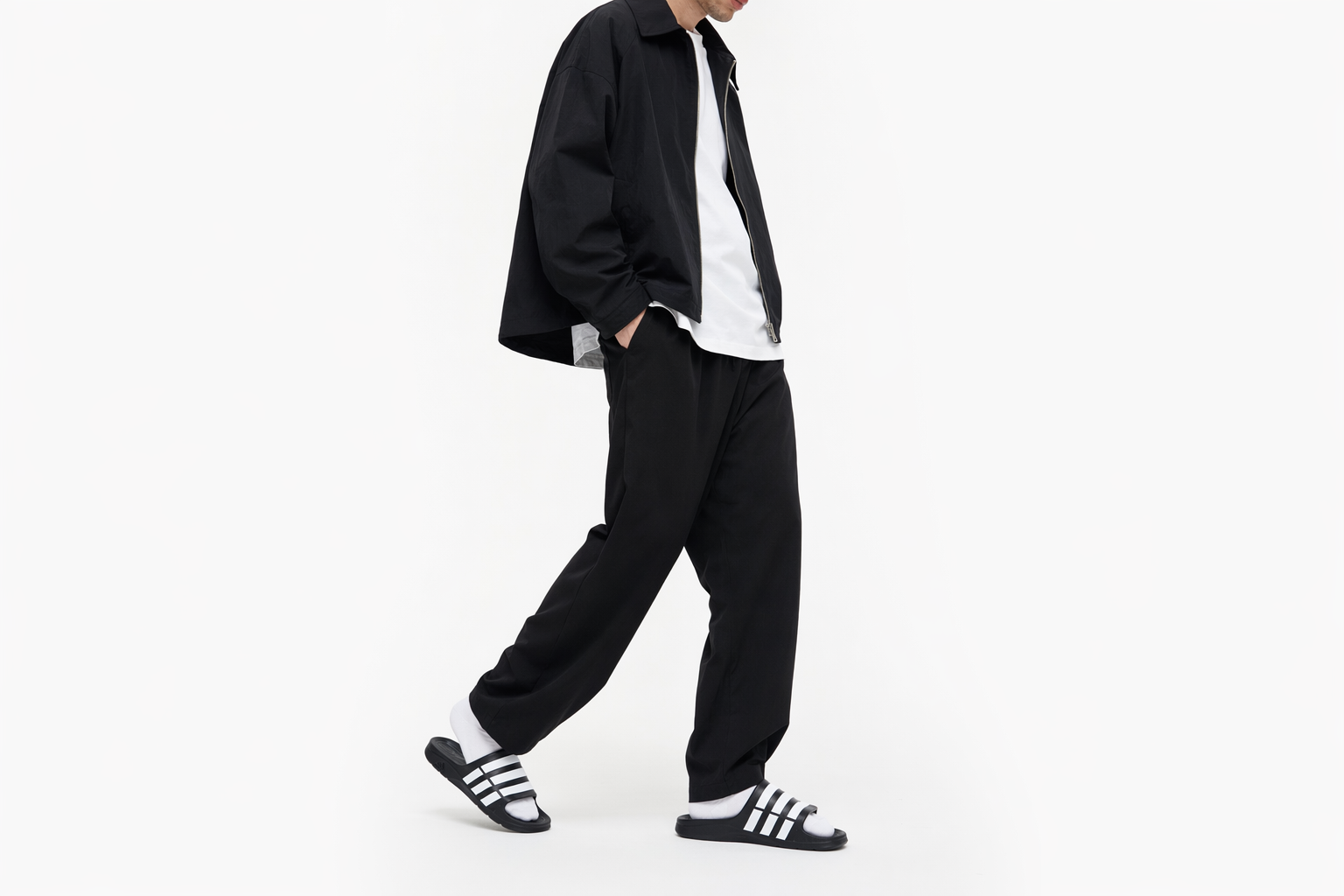 Order adidas Duramo Slippers ''Zwart'' G15890