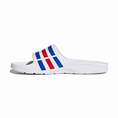 adidas Duramo Slides 'White Blue Red'
