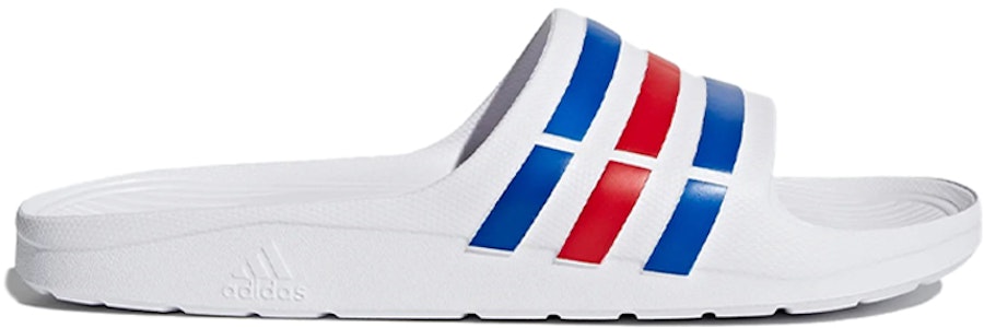 愛迪達 Duramo 拖鞋 '白藍紅' U43664 Order 愛迪達 Duramo 拖鞋 '白藍紅' U43664