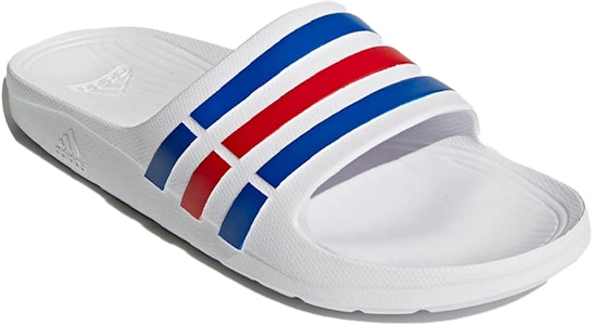 愛迪達 Duramo 拖鞋 '白藍紅' U43664 Lookbook 愛迪達 Duramo 拖鞋 '白藍紅' U43664