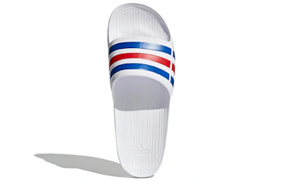 adidas Duramo Slides 'White Blue Red'