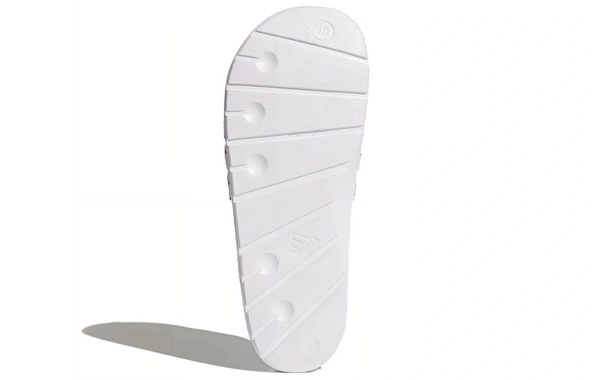 adidas Duramo Slides 'White Blue Red'