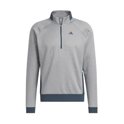adidas DWR Quarter-Zip Sweatshirt Colorblock Grey Pullover HZ0431