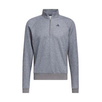 adidas Dwr Quarter-Zip Sweatshirt Colorblock Navy Blue Long Sleeve Top HZ3202