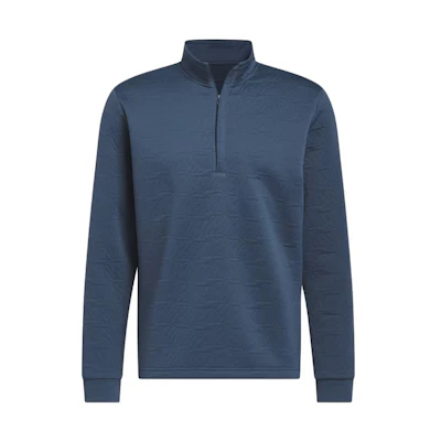 adidas Dwr Quarter-Zip Sweatshirt Night Navy Pullover with Logo Design HZ0434