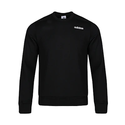 adidas E PLN Crew FT Knit Pullover Sweatshirt Black DU0395