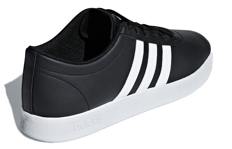 Shop adidas neo EASY VULC 2.0 防滑耐磨 低筒 帆布鞋 男款 黑白色