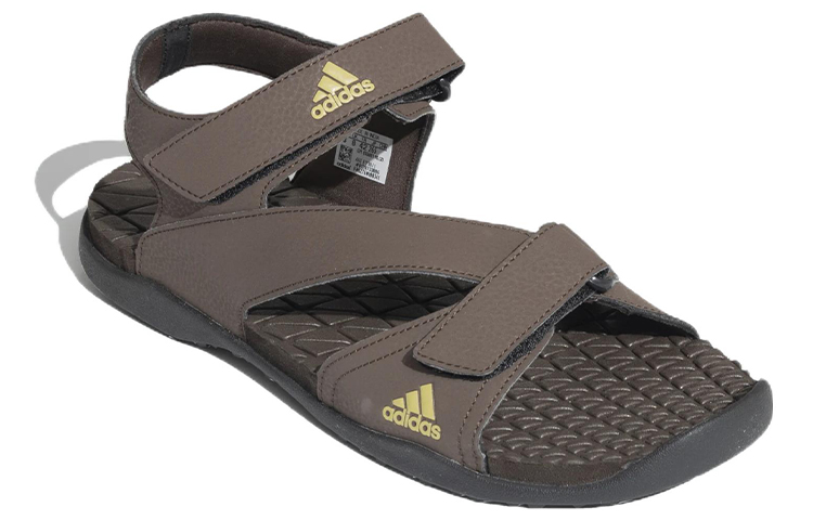 Lookbook adidas 回聲 舒適透氣涼鞋 棕色