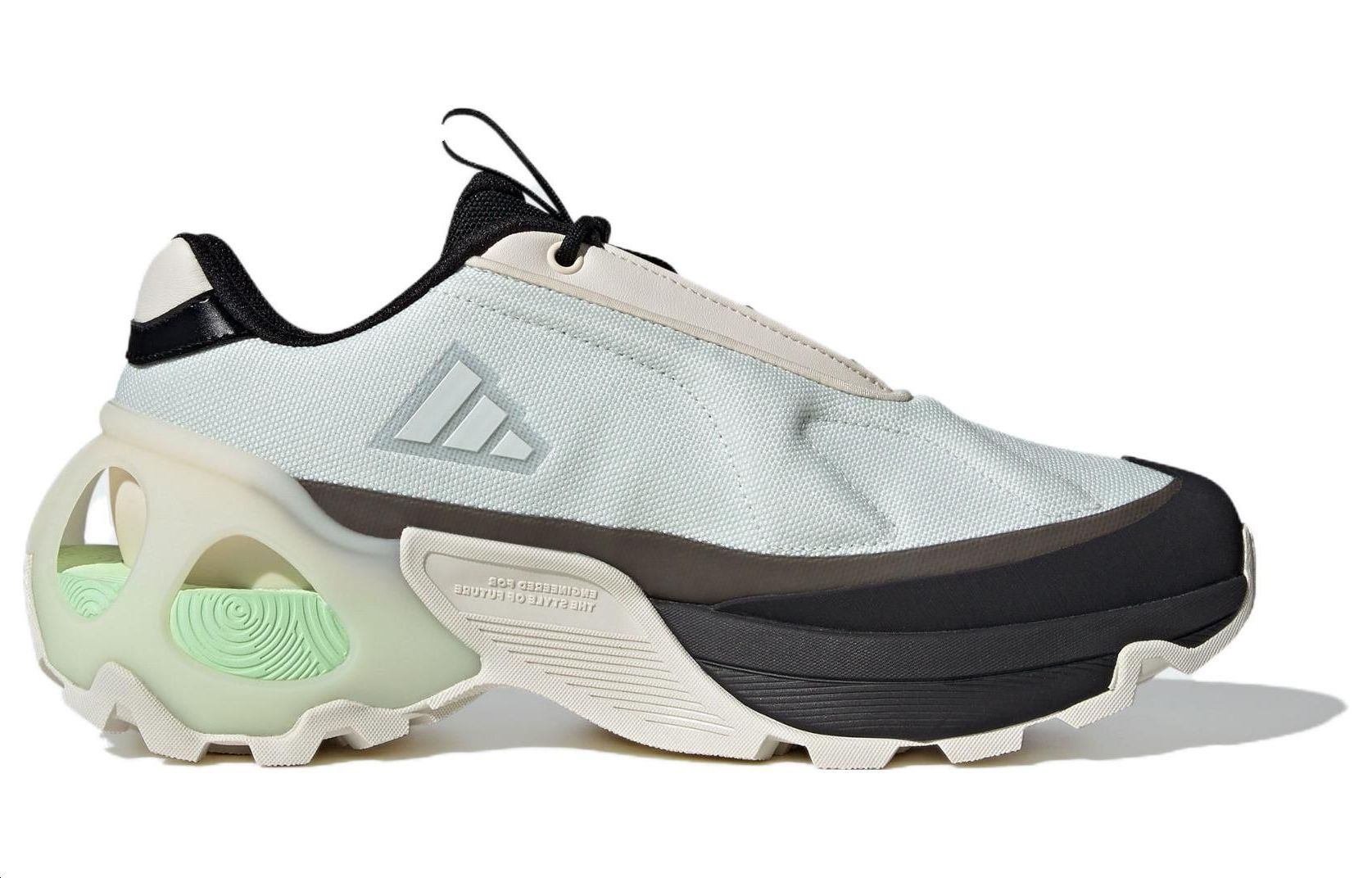 Lookbook adidas Edge Runner 抽繩舒適氣質透氣 防滑耐磨 低筒 跑步鞋 男女同款 白黑色